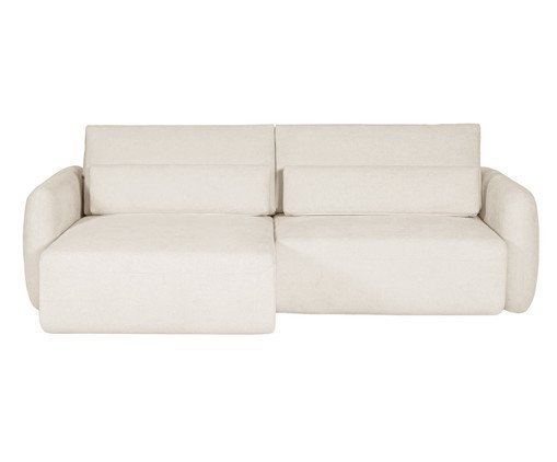 Sof&aacute; Retr&aacute;til Seno I em Boucle Aveludado Off White image number 0