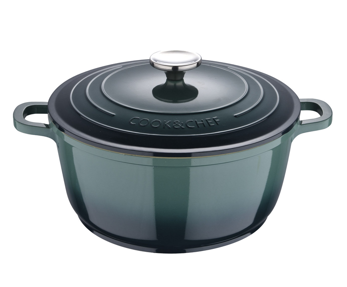 Ca&ccedil;arola em Alum&iacute;nio Cook&Chef Verde - 24 cm - image 0