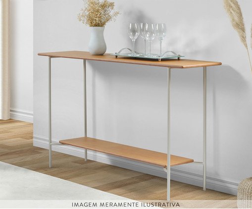 Aparador Doha Laminado Castanho image number 2