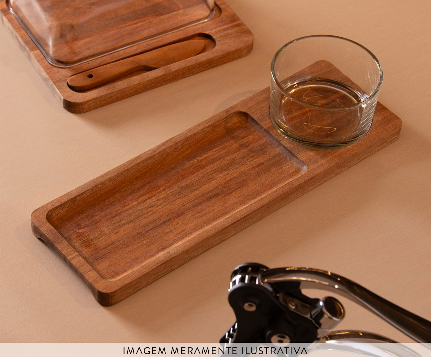 Jogo de Petisqueira com Bandeja Lignum image number 3
