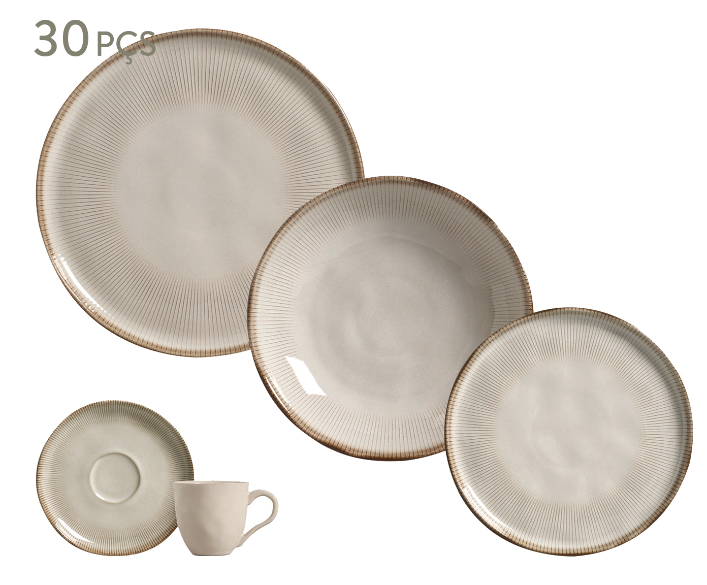 Aparelho de Jantar em Stoneware Raio - image 0