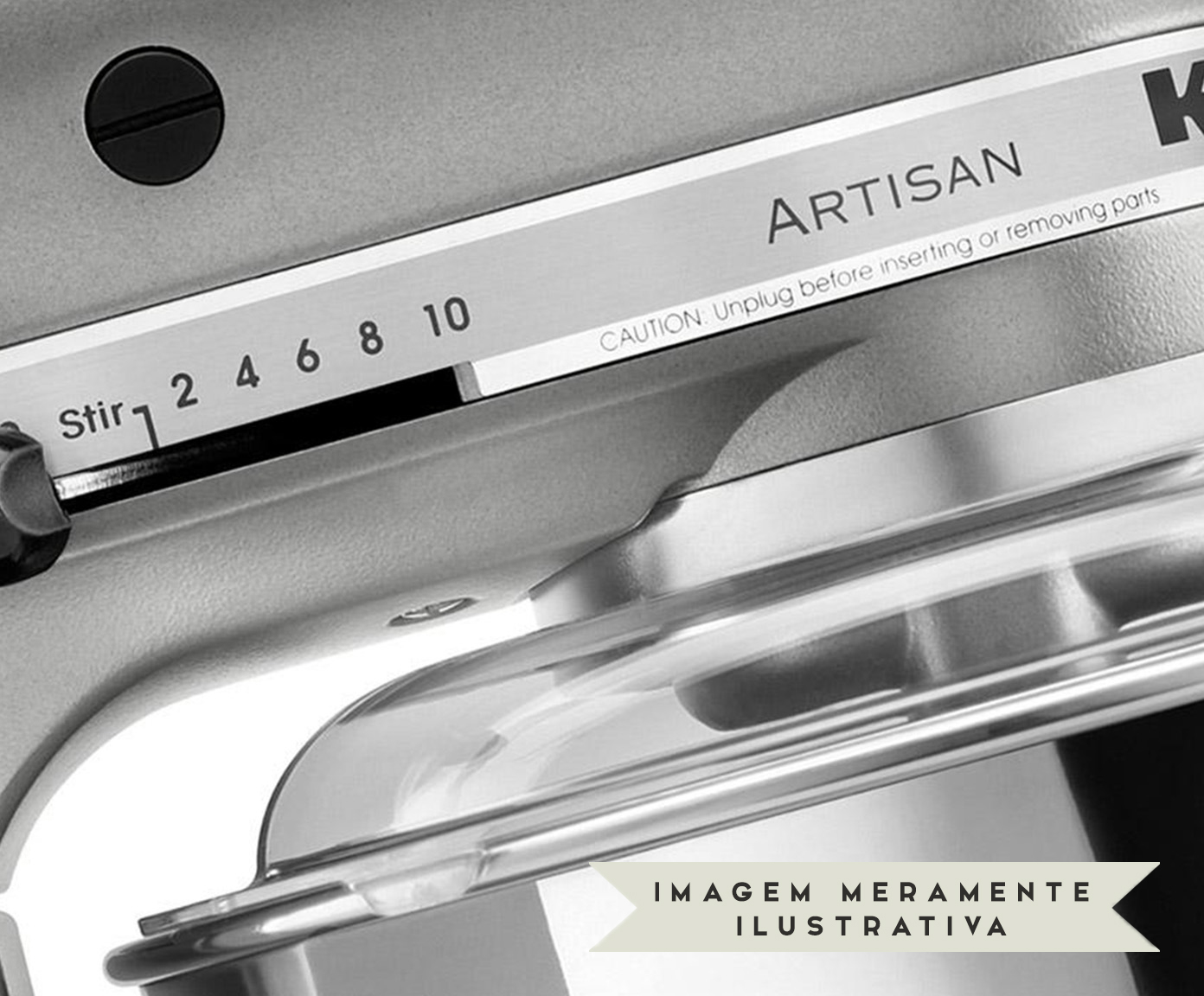 Batedeira em Inox Stand Mixer Contour Silver image number 1