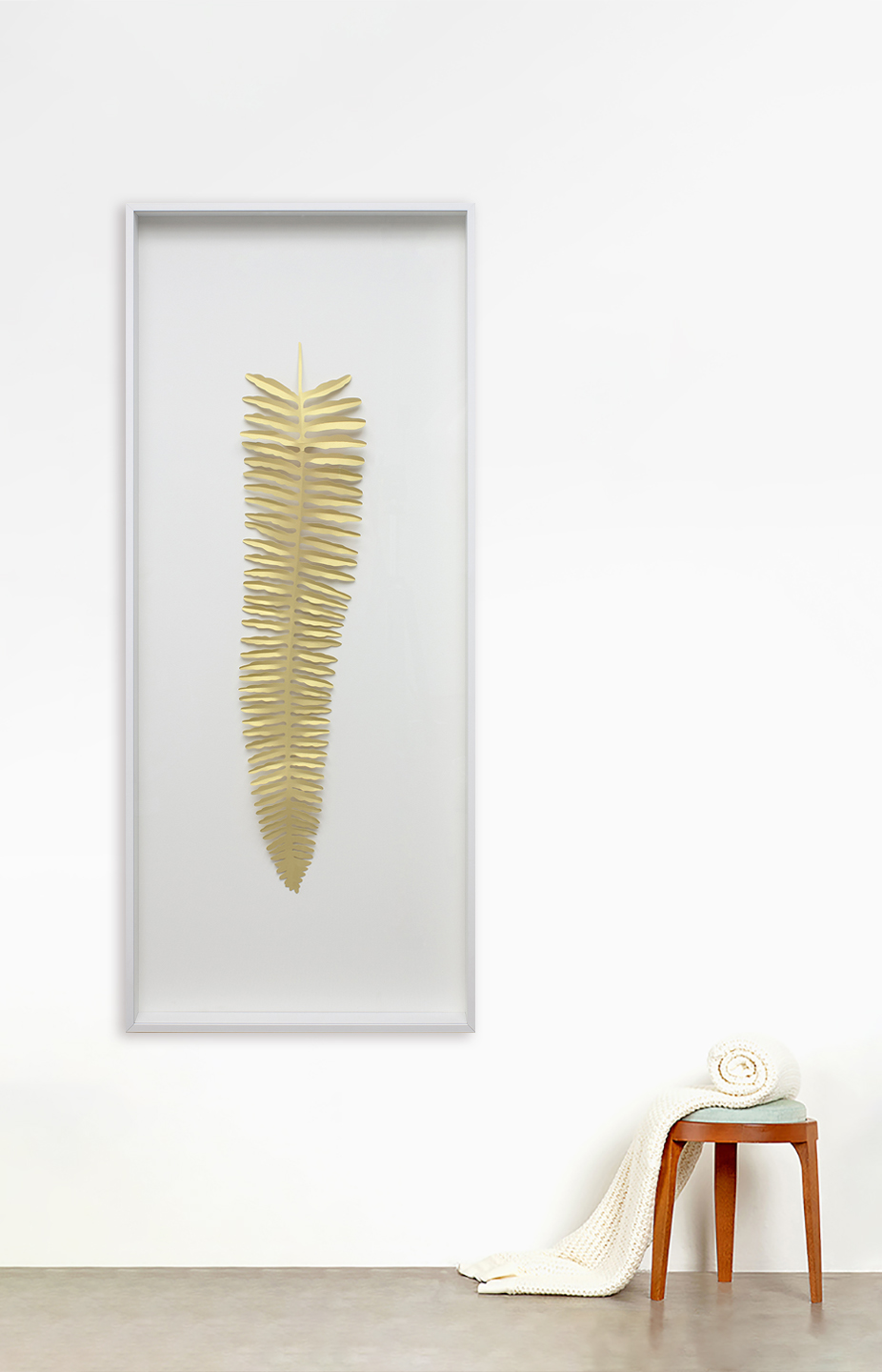 Quadro com Vidro Leaves Sirnak image number 1