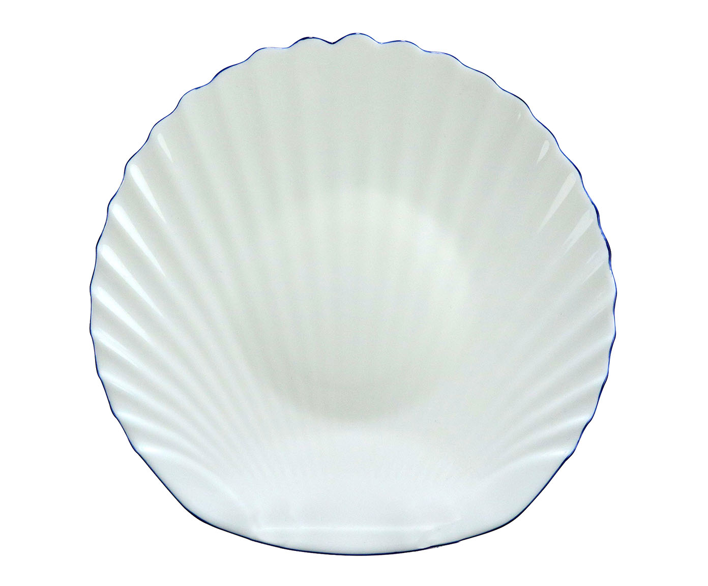 Prato para Sobremesa com Filete Azul Concha - image 0