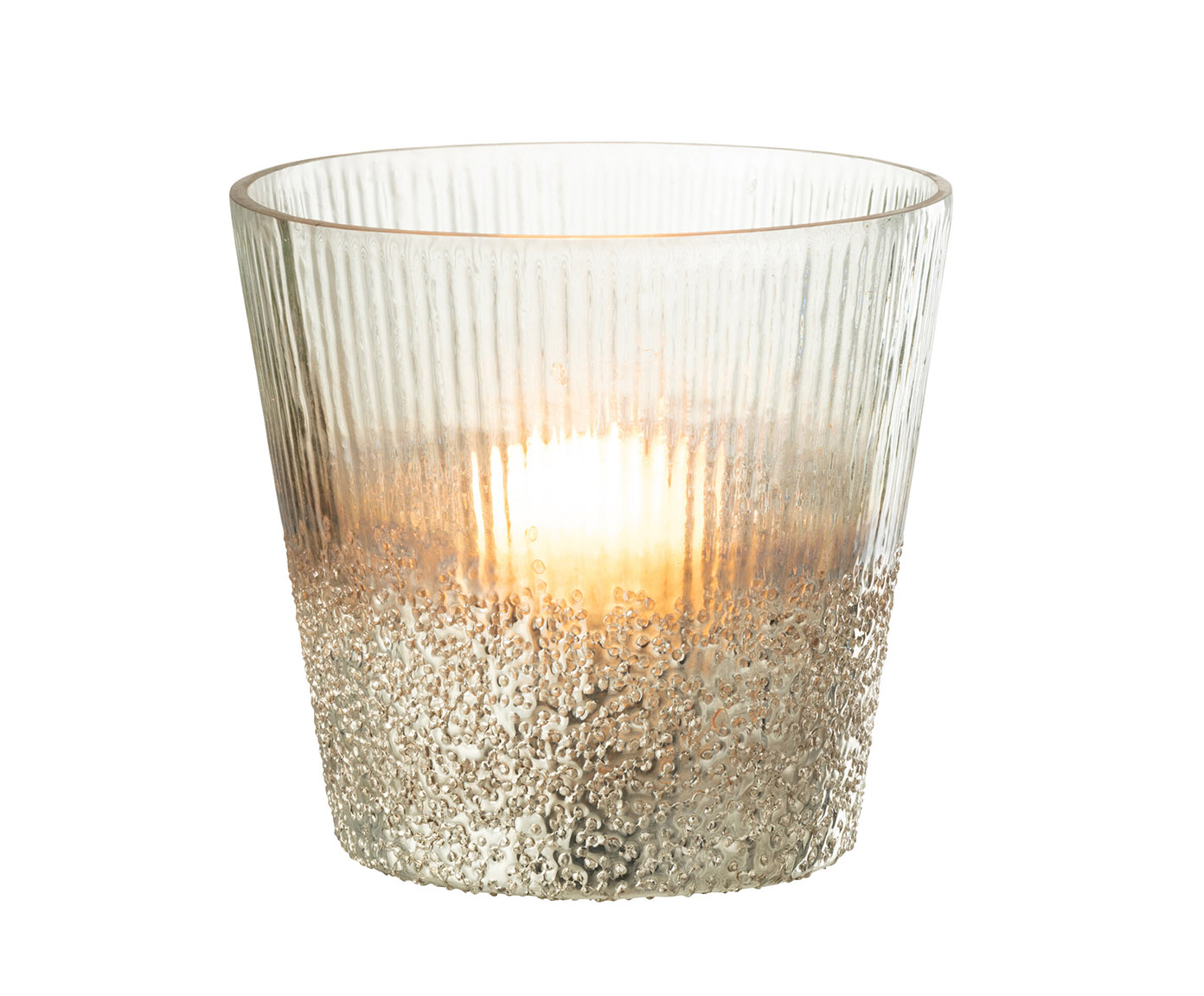 Vaso Ribbed Prata - image 1