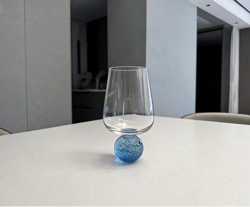 Ta&ccedil;a para Vinho Sphere Azul image number 1
