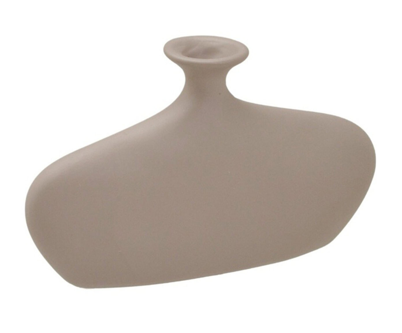 Vaso Saragosa em Cer&acirc;mica - Marrom - image 0
