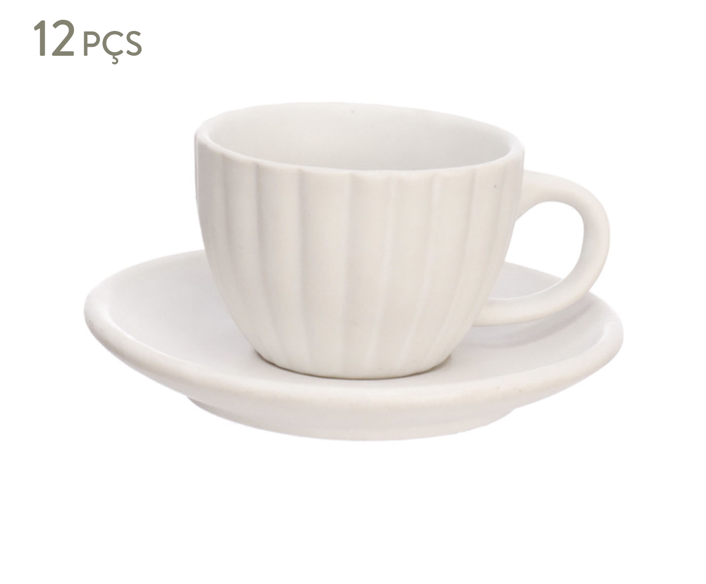 Jogo de X&iacute;cara para Caf&eacute; Bella Branca - image 0
