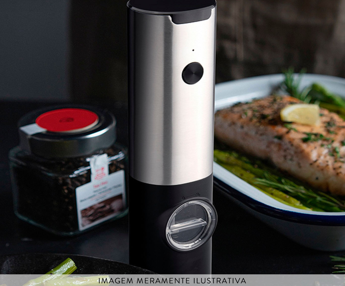 Moedor de Sal Ou Pimenta em Inox image number 2