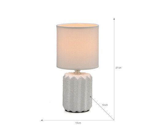 Lumin&aacute;ria de Mesa Mar&eacute; Branco image number 2