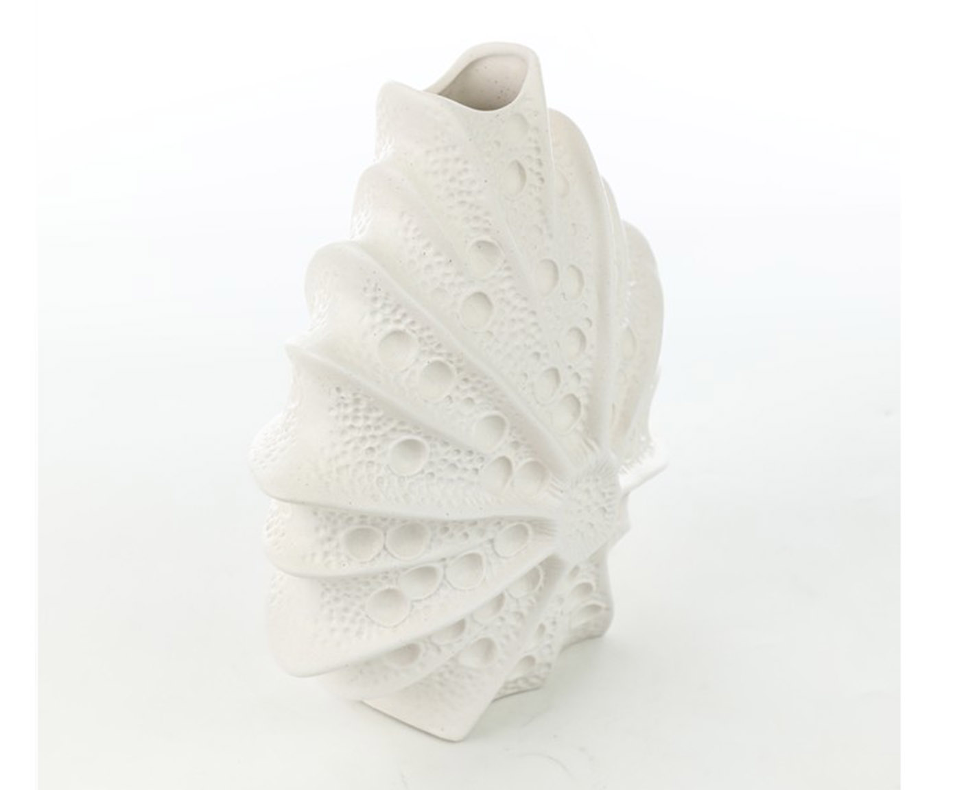 Vaso Decorativo Demer Branco Fosco image number 1