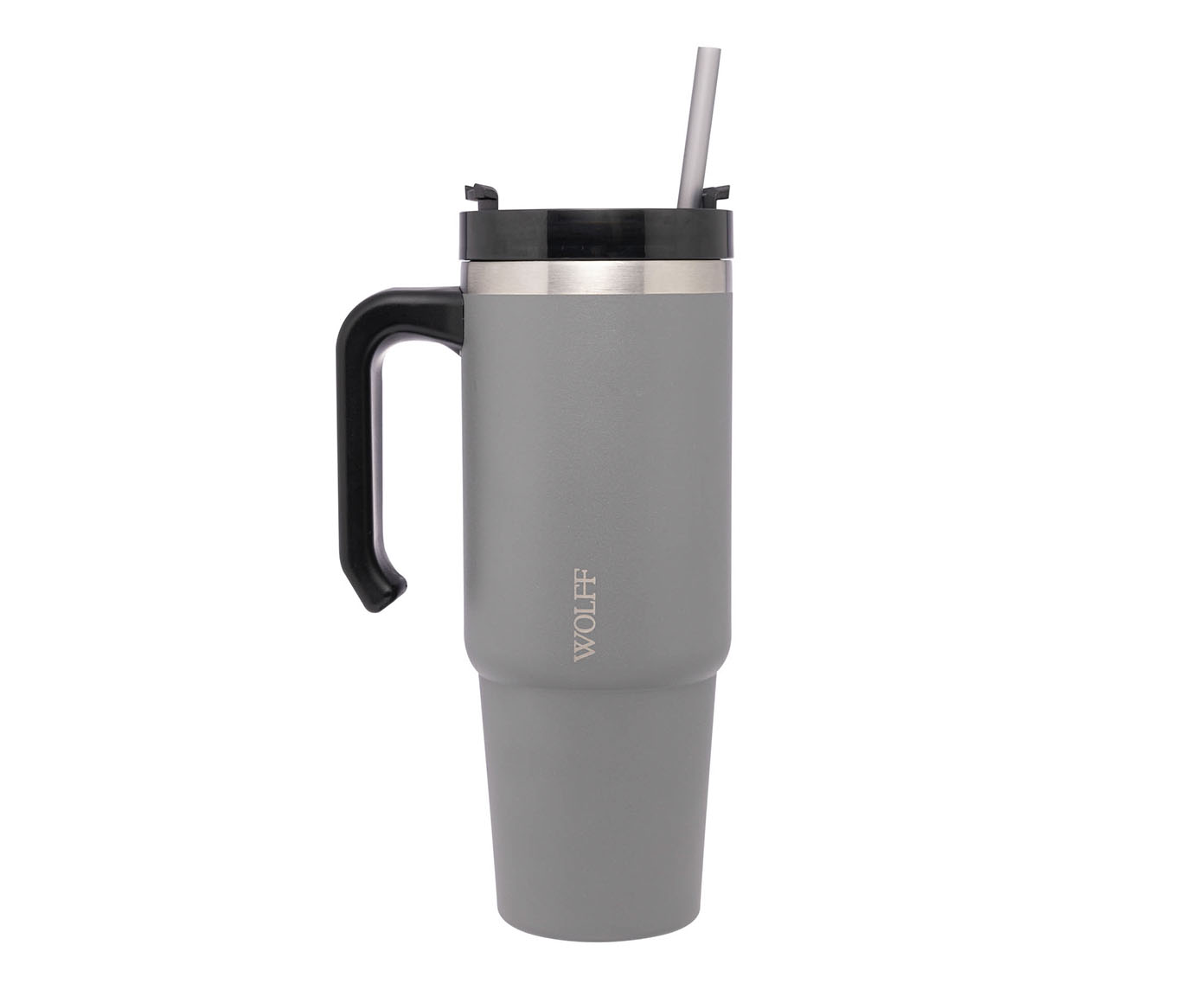 Caneca T&eacute;rmica com Parede Dupla Slimterm Cinza image number 0