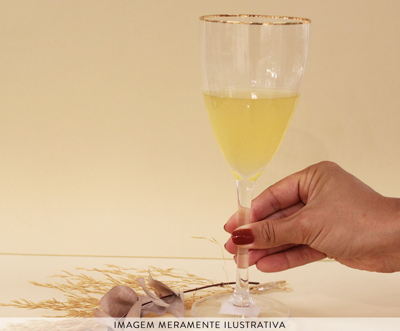 Ta&ccedil;a de Vinho Canelada Clear Glam image number 3