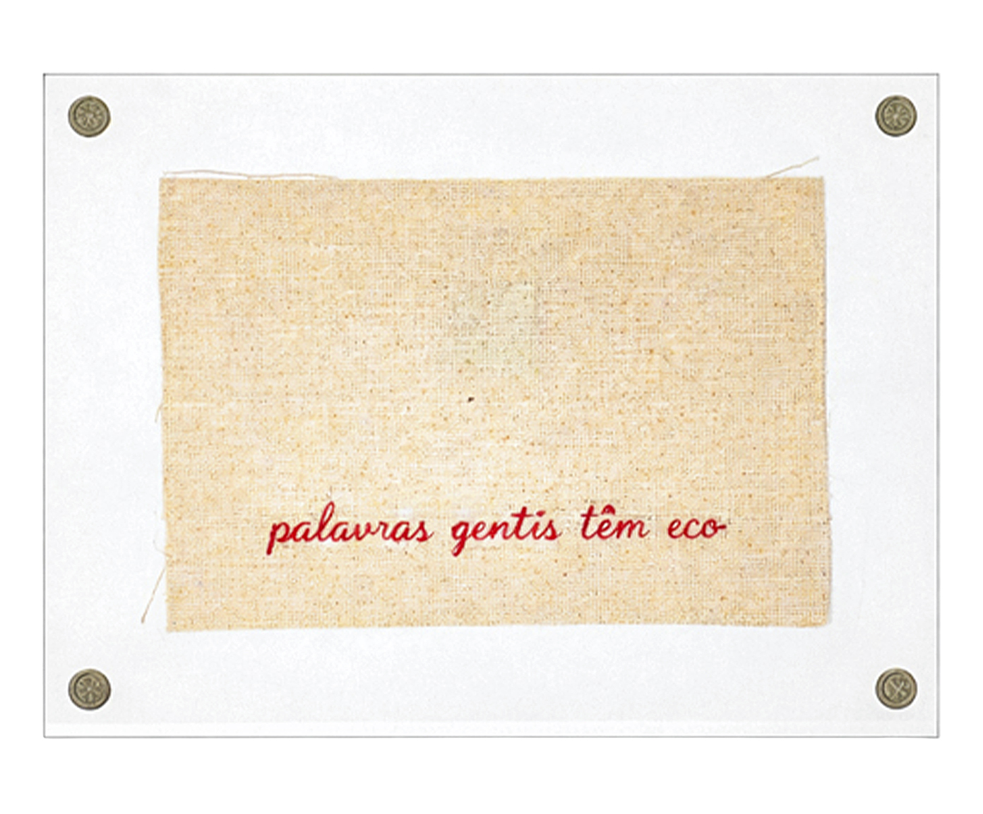 Quadro em Acr&iacute;lico "Palavras Gentis tem Eco" image number 0