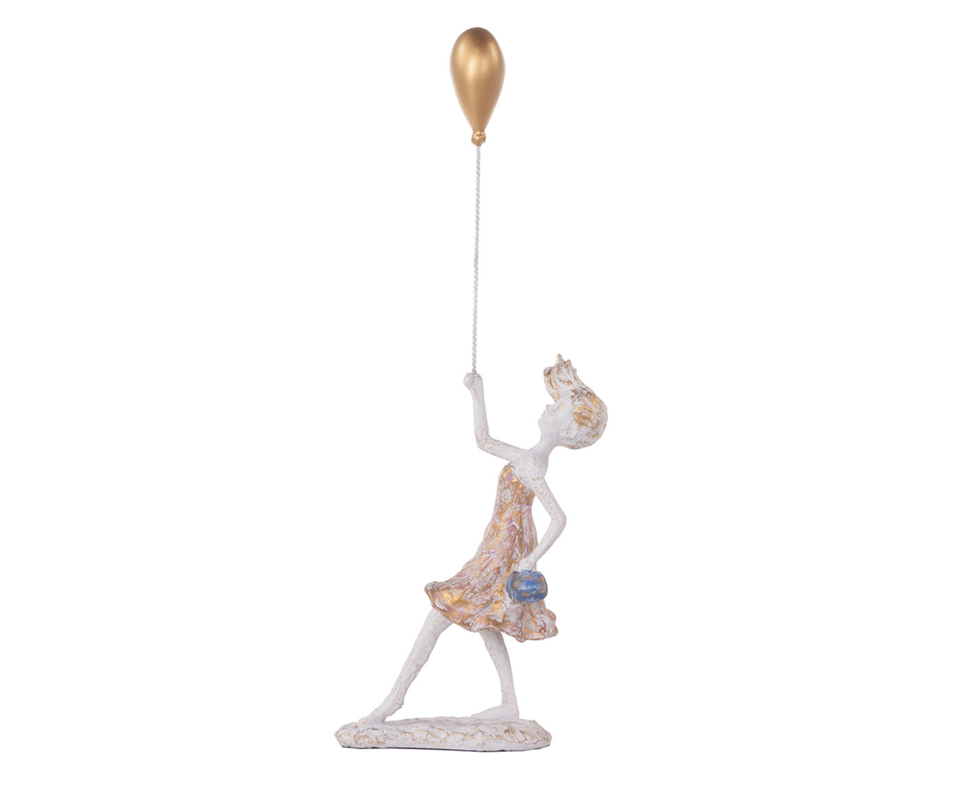 Adorno Girl Ballon Esfuma&ccedil;ado Bal&atilde;o Dourado - image 0