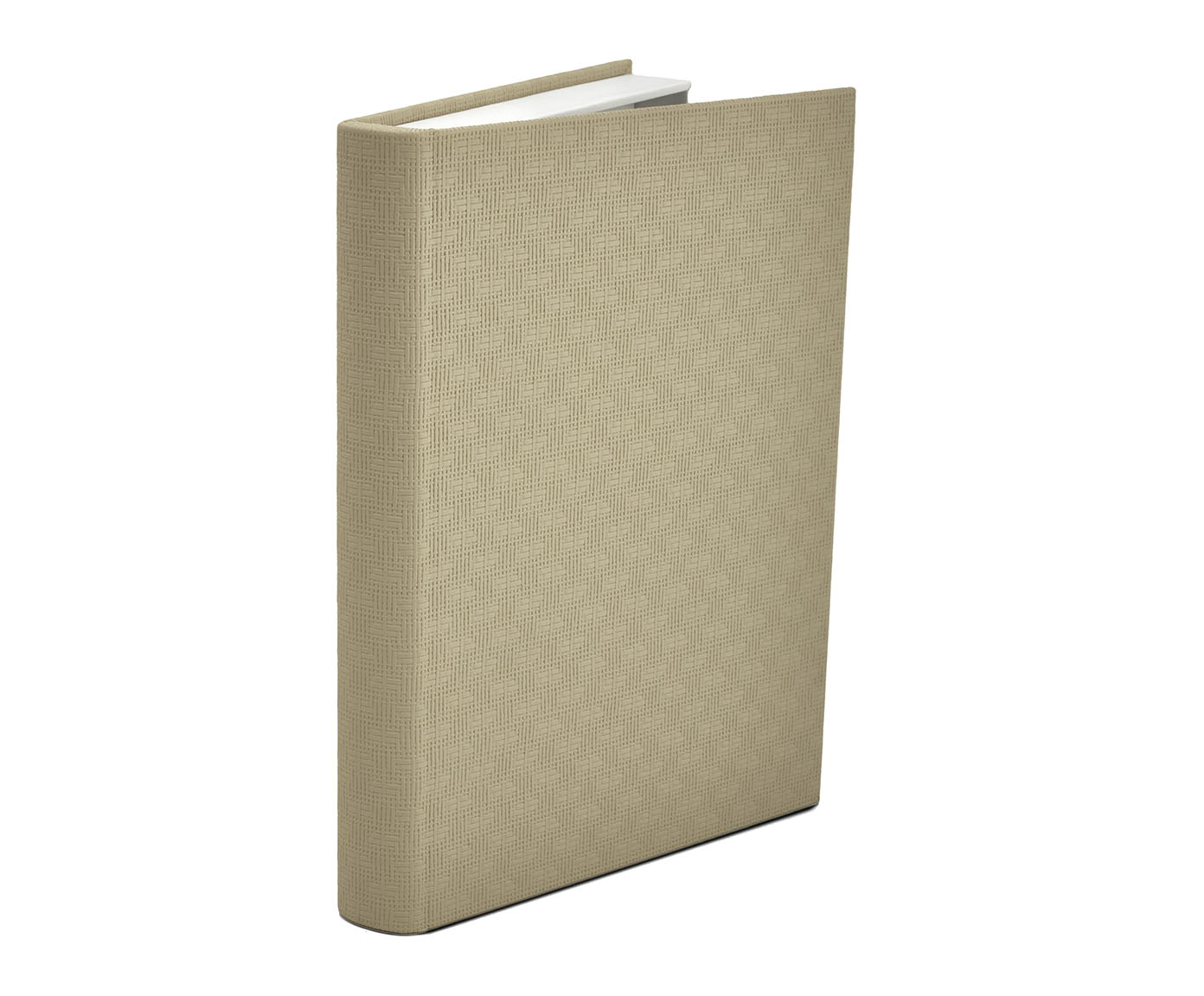 Livro-Caixa Texturizado Bege - image 0