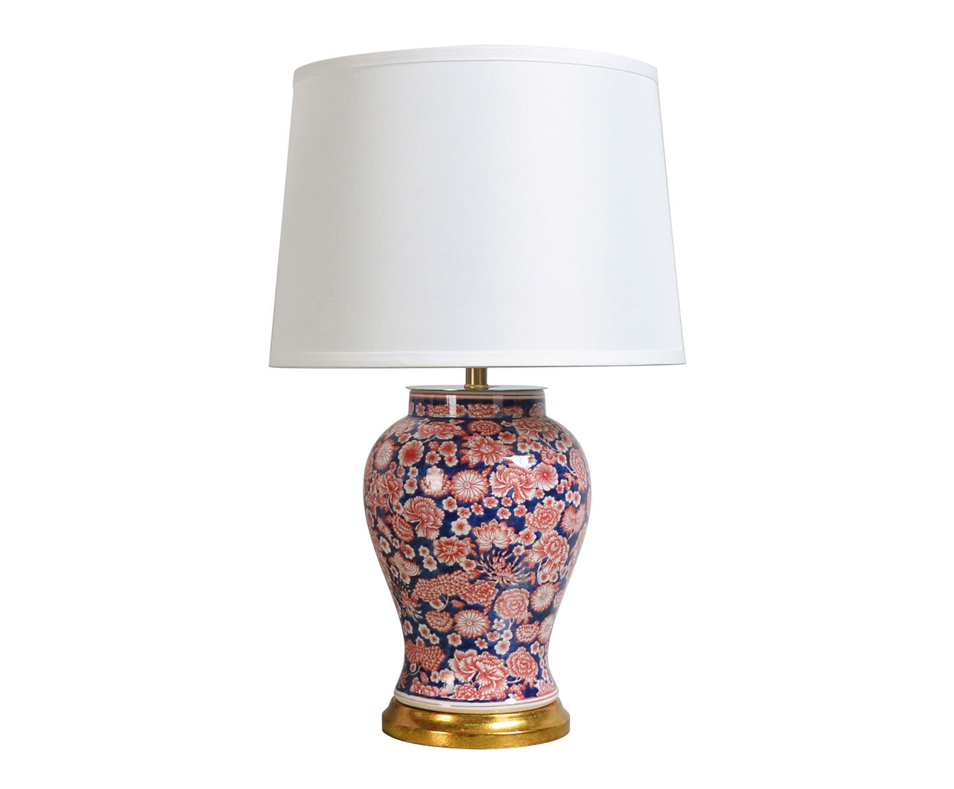 Abajur em Porcelana Farbar Bivolt Vermelho - image 0