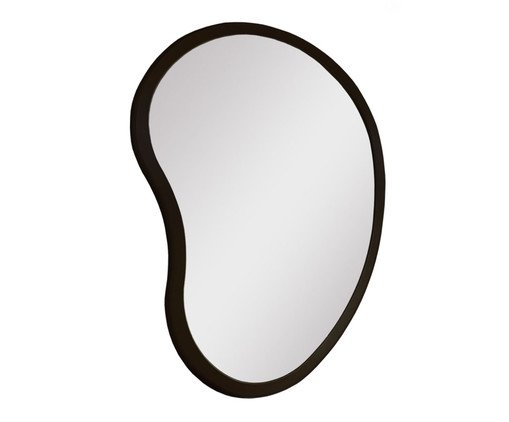 Espelho de Parede Org&acirc;nico Egg Preto - image 0