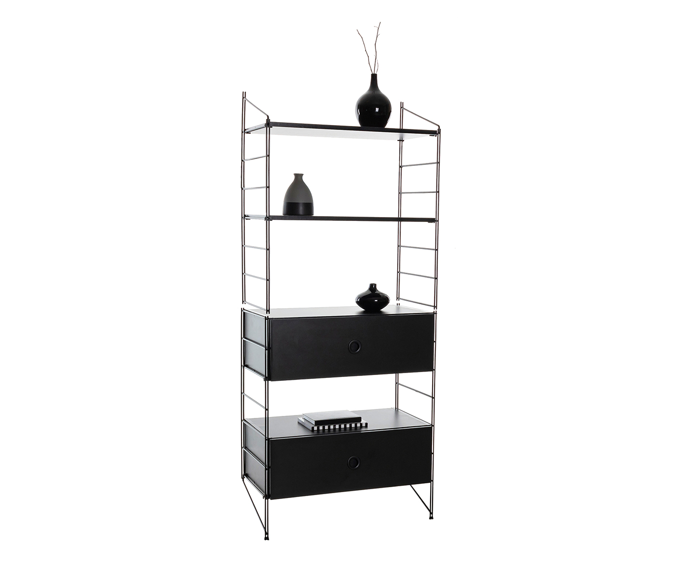 Estante com Gavetas Stella Preto image number 4