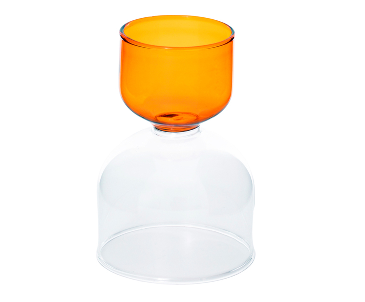 Vaso em Vidro Tony - Laranja image number 1