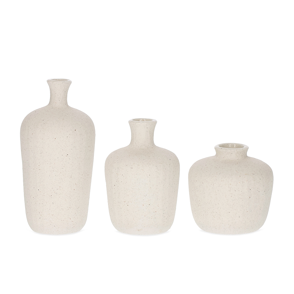 Jogo de Minivasos Coranteir Off White image number 0