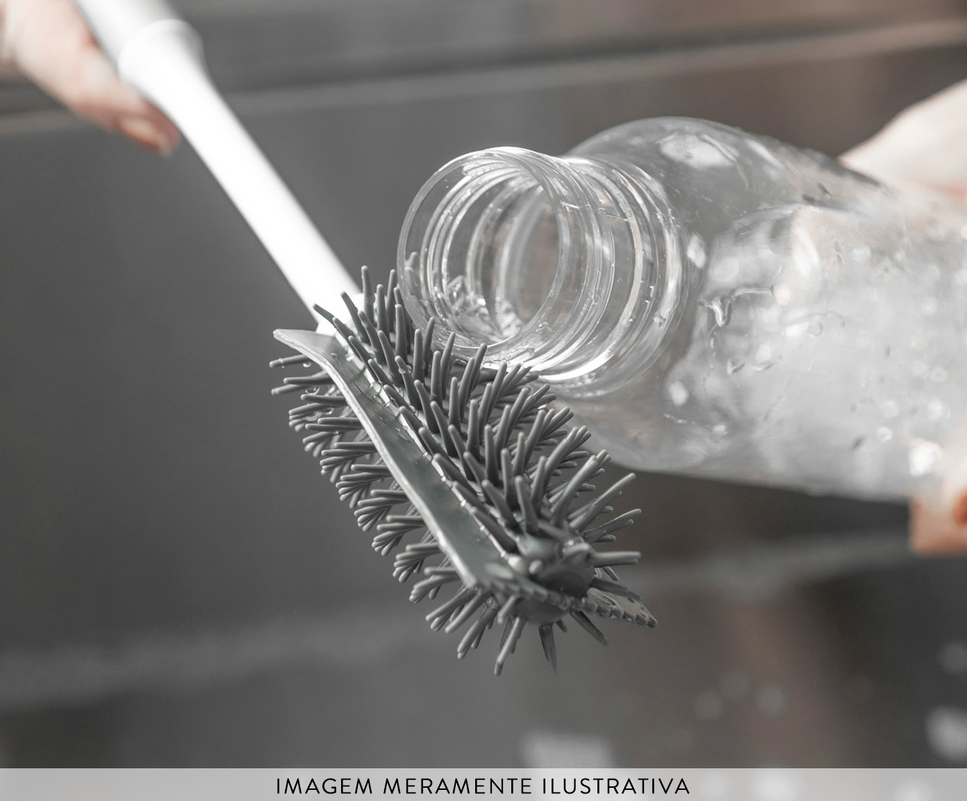 Escova de Limpeza em Silicone Flow Bege image number 3