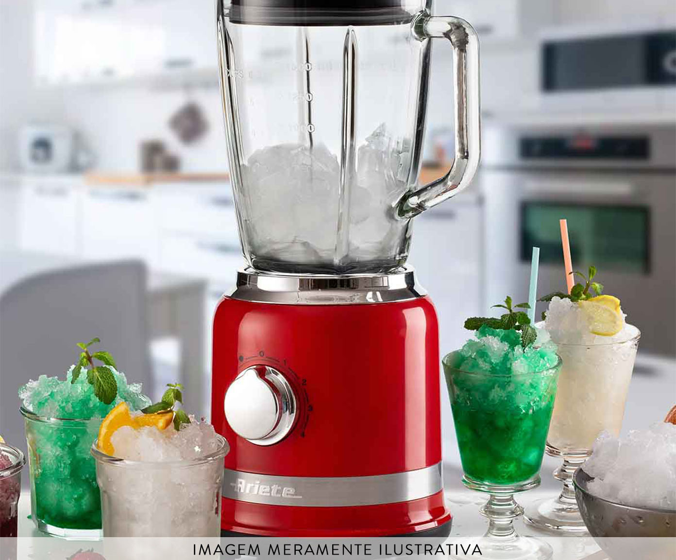 Liquidificador Ariete Moderna Vermelho image number 7