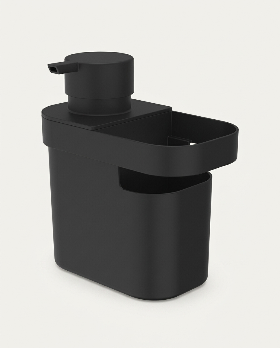 Dispenser de Detergente e Organizador Trium Preto - image 0