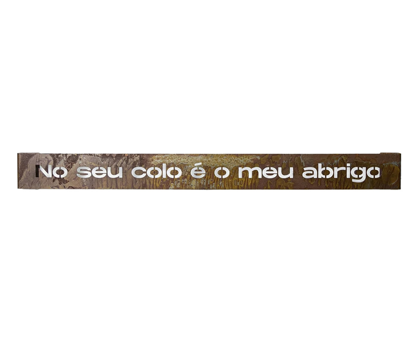 Frase de Ferro Rust "No Seu Colo &Eacute; Meu Abrigo" - image 0