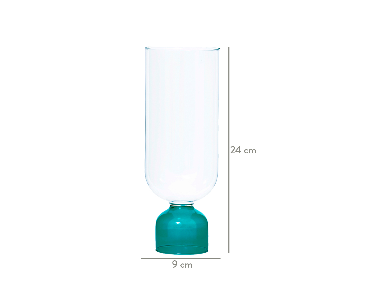 Vaso em Vidro Poli - Verde image number 2