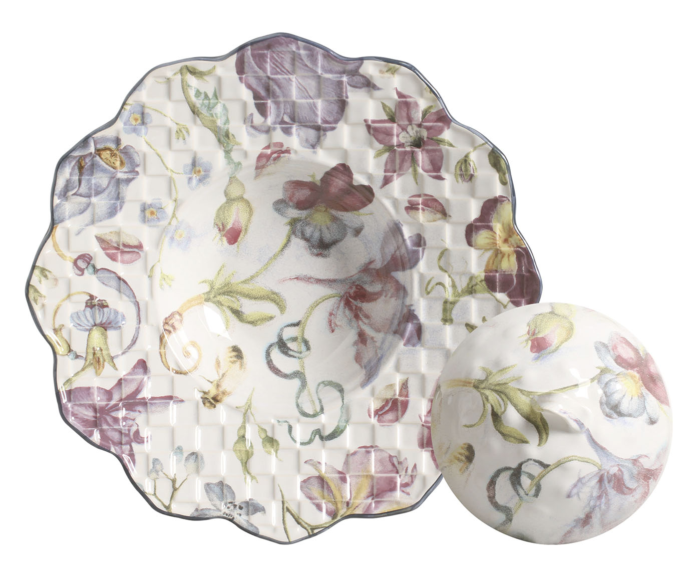 Prato de Risoto Romantic Flowers - image 0