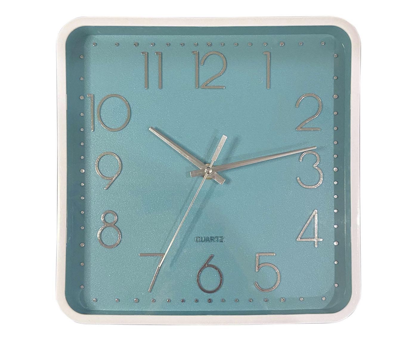 Relogio Parede Square And Thin Blue image number 0