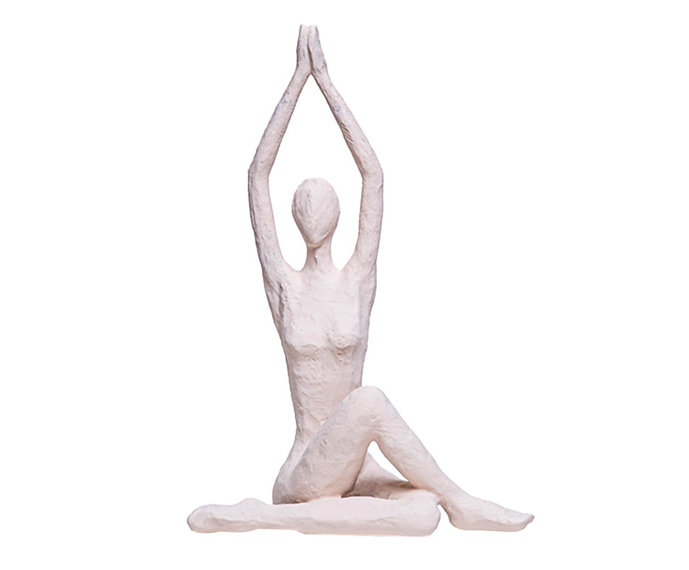Escultura Yoga M&atilde;os Alto Creme image number 0