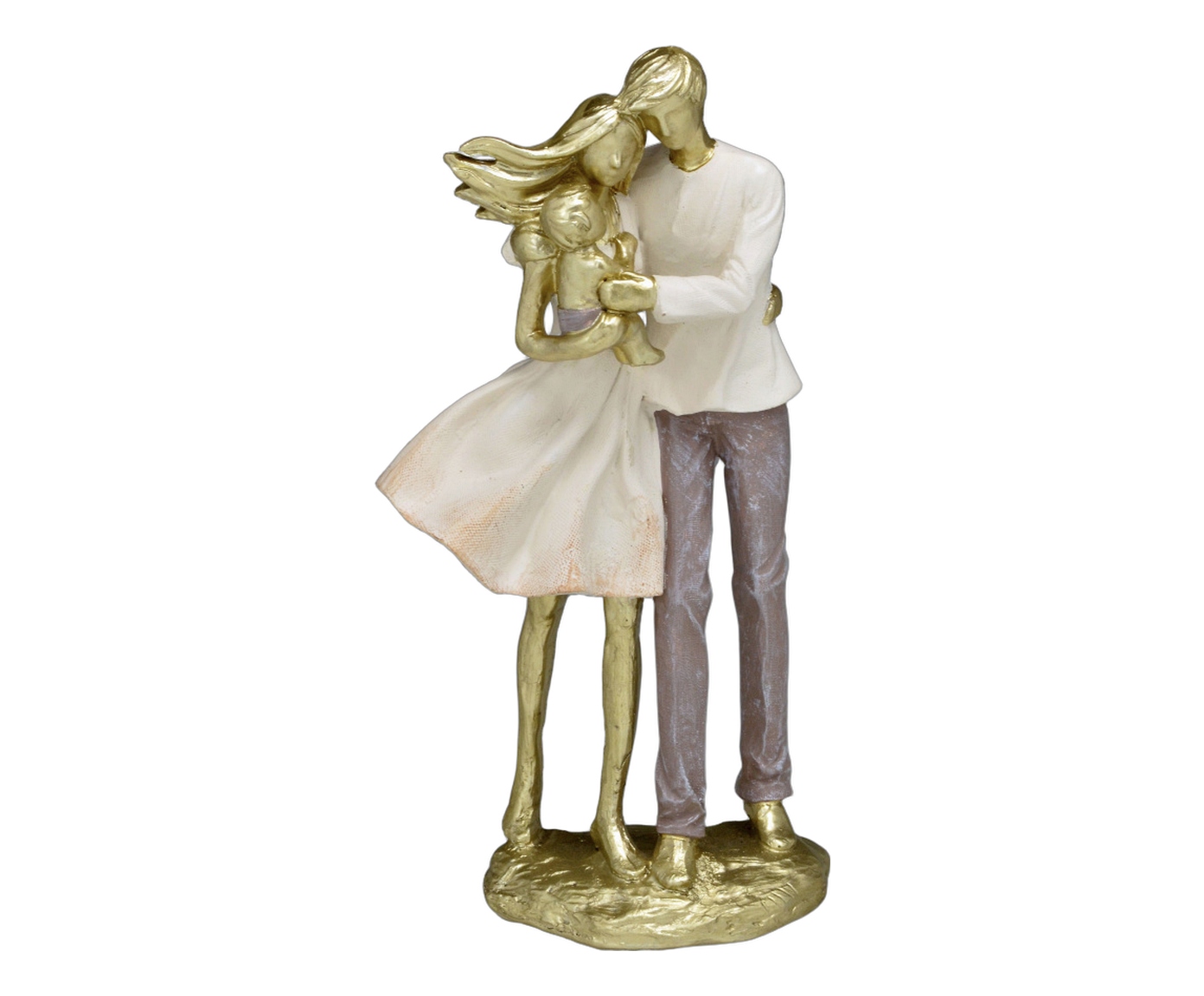 Fam&iacute;lia Decorativa Viver Dourado e Off-white image number 0