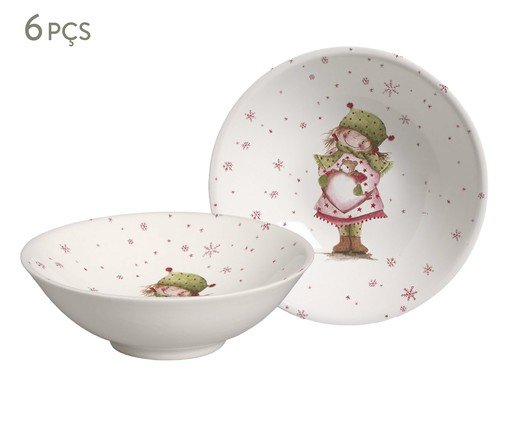 Jogo de Bowls Decorados Sweet Christmas - 300ml image number 0