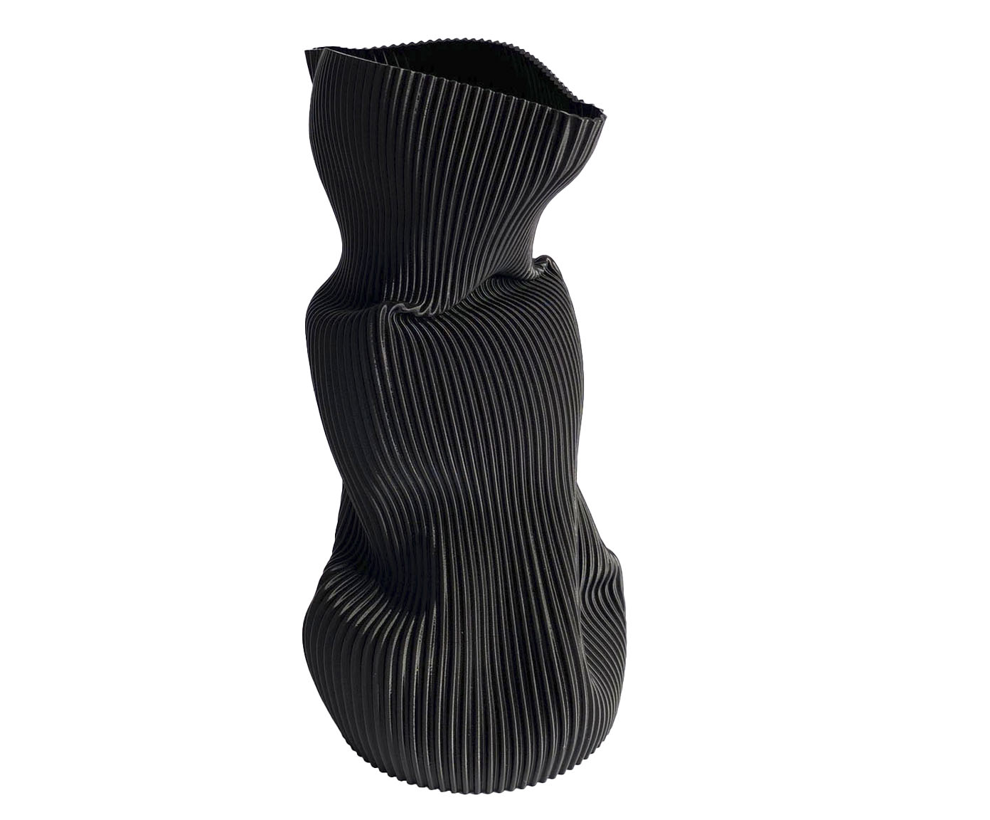 Vaso Amassadinho Grande Preto image number 0