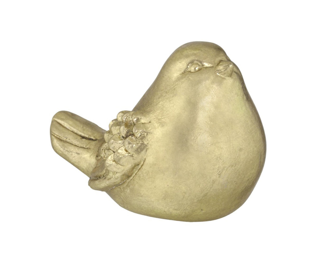 P&aacute;ssaro Decorativo Dourado image number 0