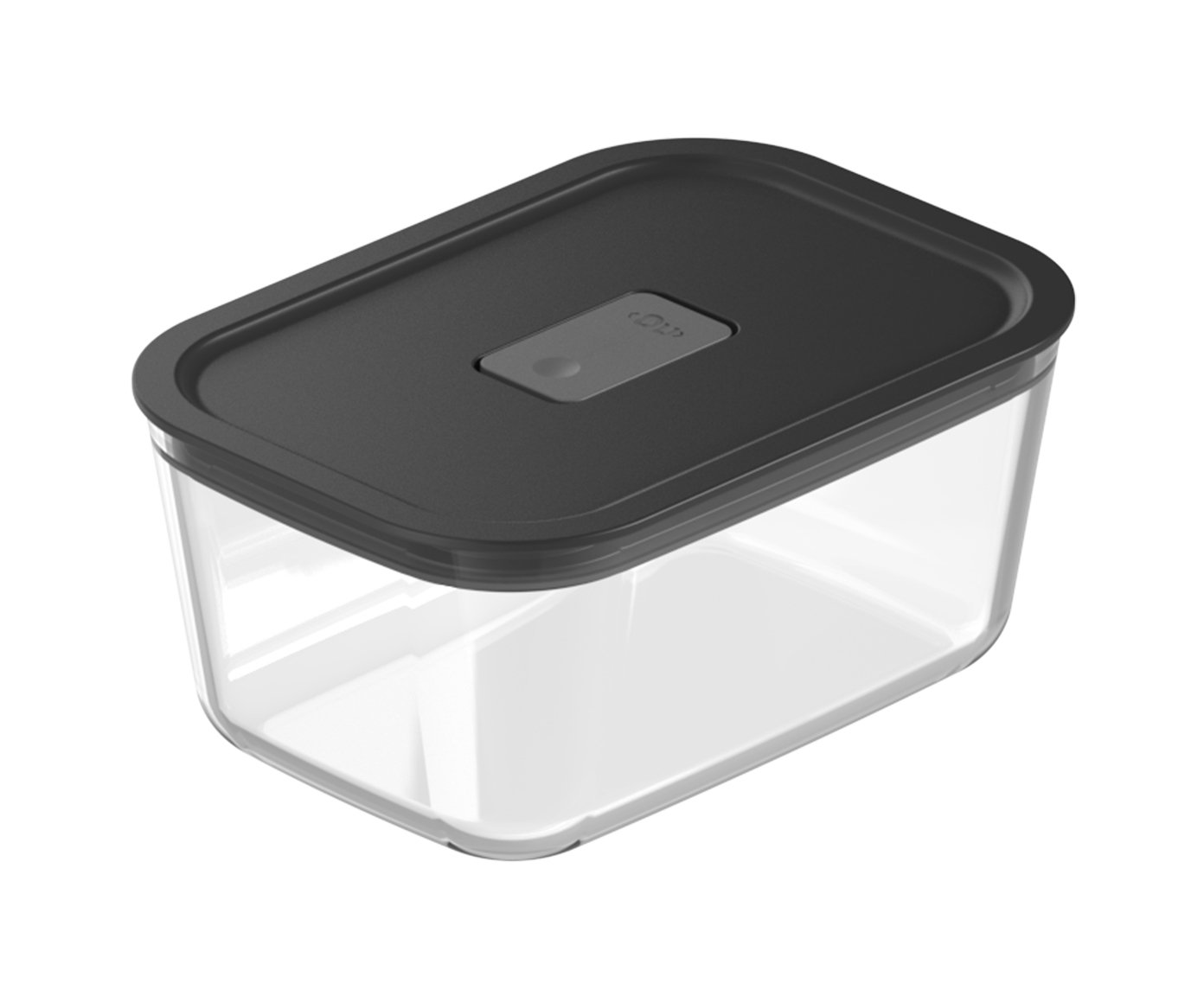 Pote de Vidro Herm&eacute;tico Fresh Lock Preto - image 0
