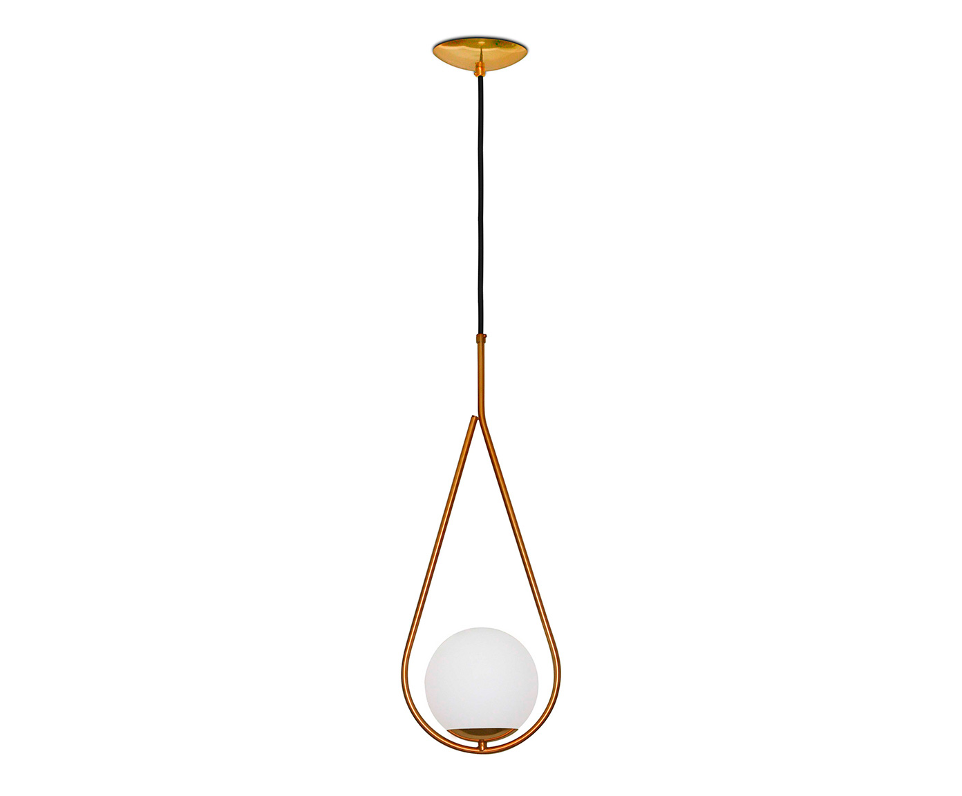 Pendente Gota Dourado - Bivolt image number 0