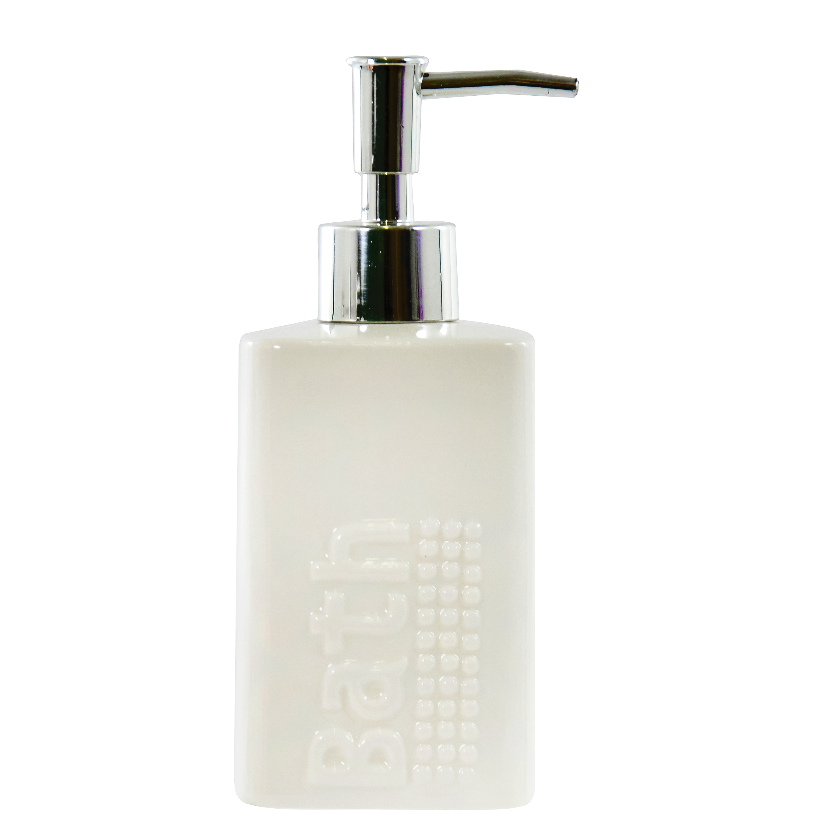 Dispenser para Sabonete L&iacute;quido em Porcelana Alex - Branco image number 0