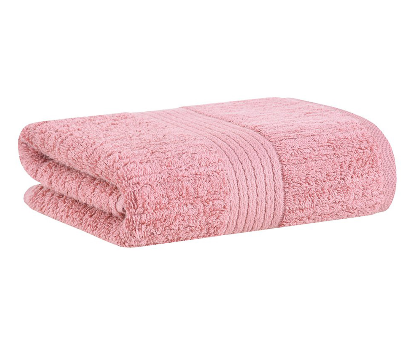 Jogo de Toalhas Fio Penteado Canelado Banho Rosa P&eacute;tala image number 2