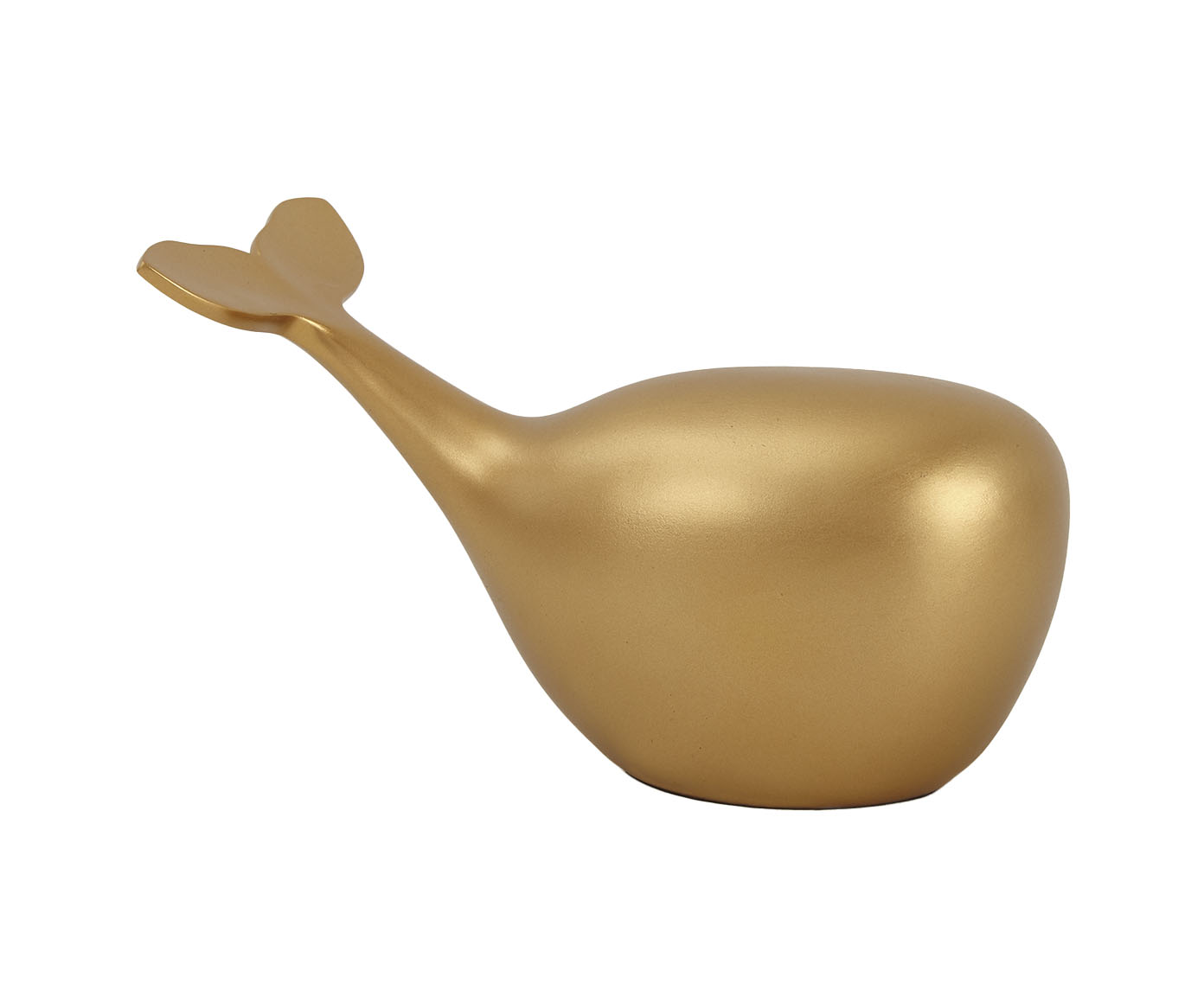 Adorno Decorativo Baleia Pequena Dourado image number 0
