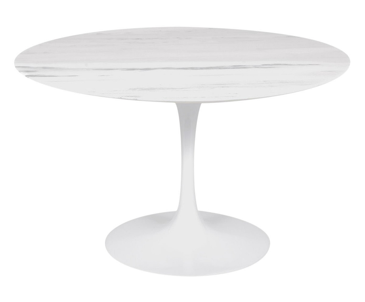 Mesa Saarinen Redonda Espirito Santo Base Branca image number 1