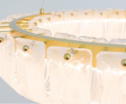 Pendente Erico Transparente e Dourado image number 4