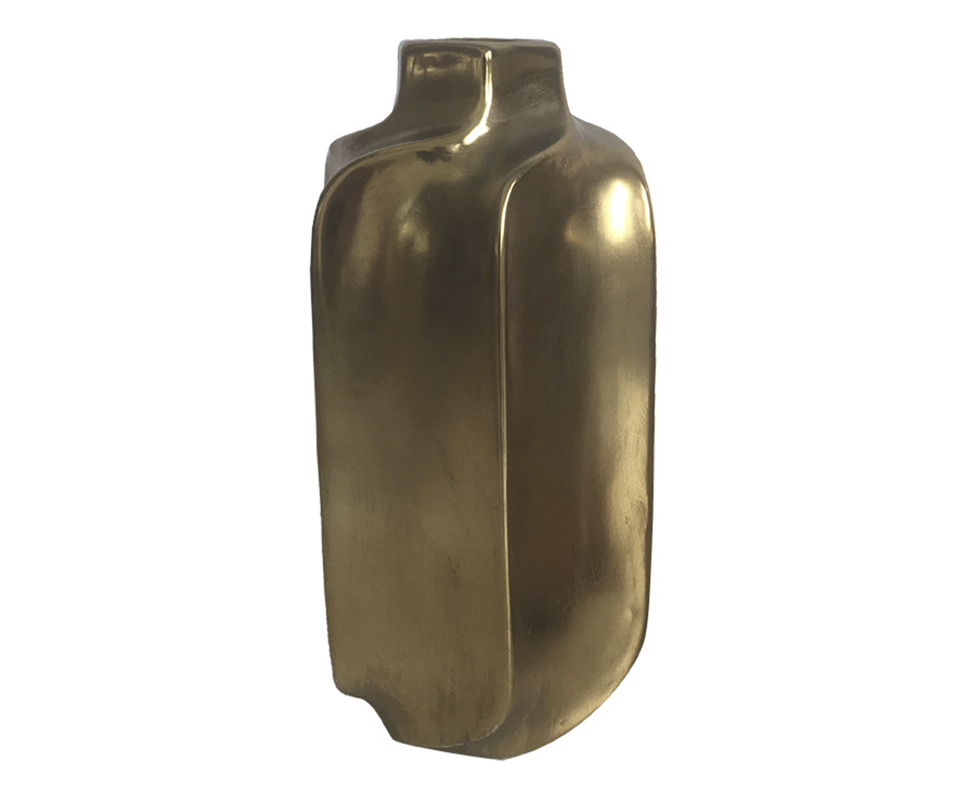 Vaso Decorativo Briller Dourado M&eacute;dio image number 0