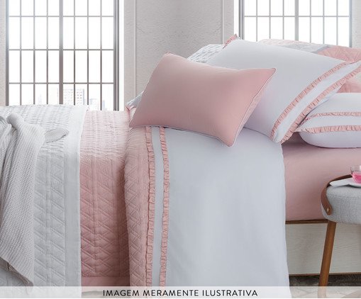 Jogo de Len&ccedil;ol Acetinado Lilly 300 Fios - King Size image number 2