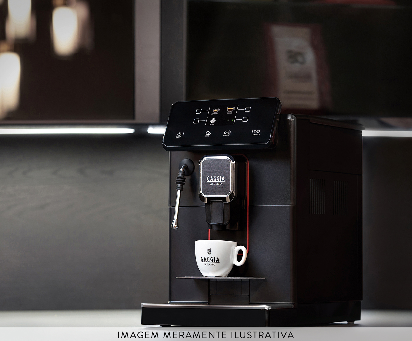 Cafeteira Expressa Autom&aacute;tica em Inox Magenta Plus image number 4