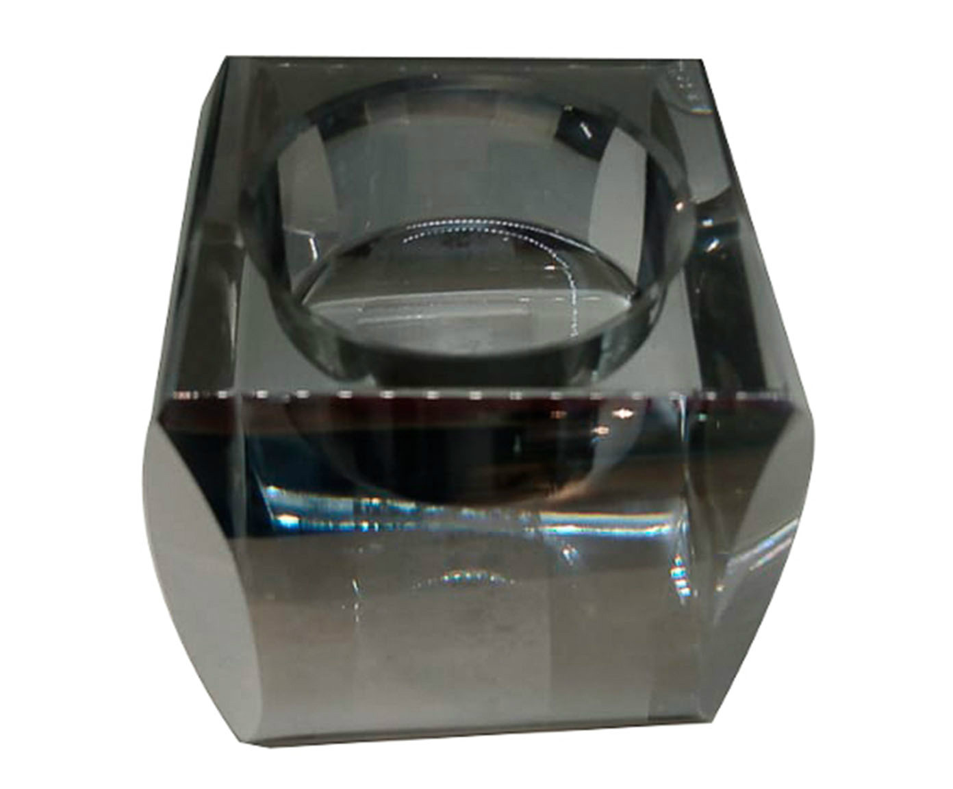Porta-Vela em Cristal Dara - Marrom image number 0