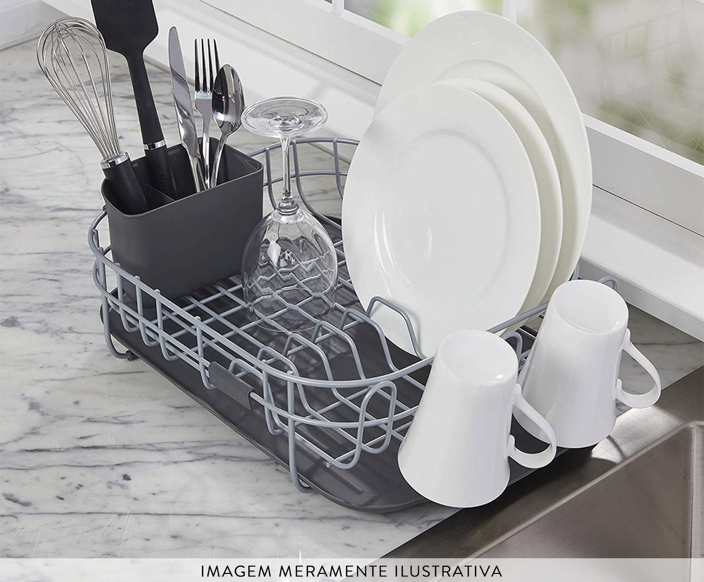 Escorredor Standard Kitchenaid Cinza - image 1