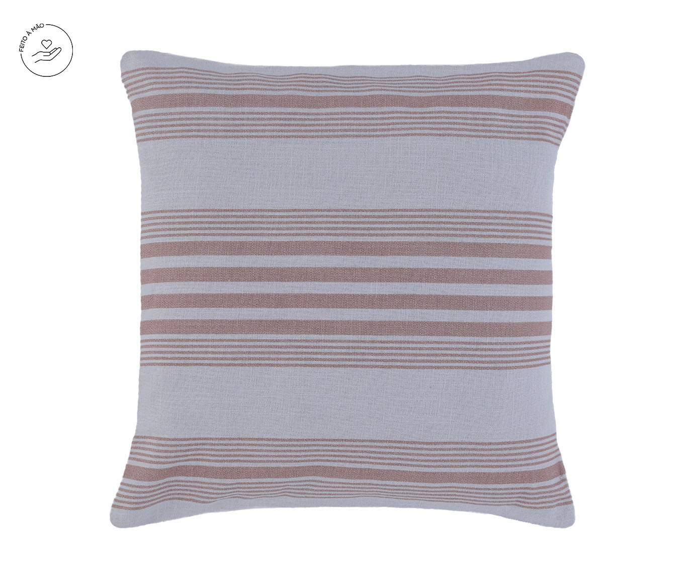 Capa de Almofada Sitara Off-White e Terracota - image 0